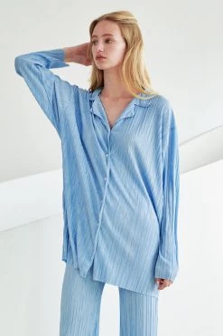 STORETS BEST-SELLERS Maria Oversized Plisse Shirt