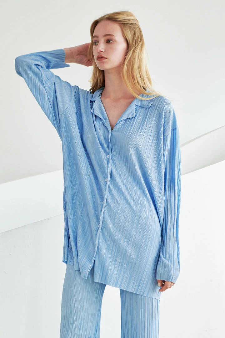 STORETS BEST-SELLERS Maria Oversized Plisse Shirt