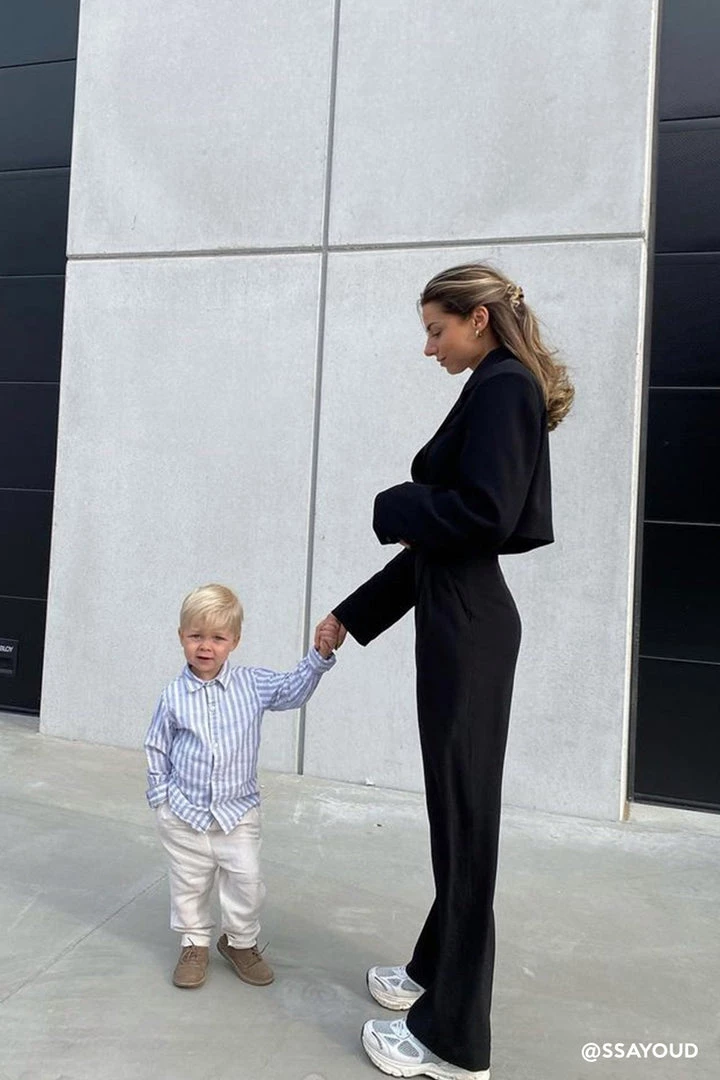 STORETS Influencer Re:born Eva Two Button Crop Blazer