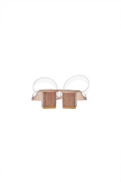 STORETS Clear Semi-wide Strap Sandals-Beige ACCESSORIES