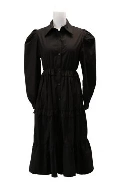 STORETS Lily Tiered Shirt Dress CLOTHING
