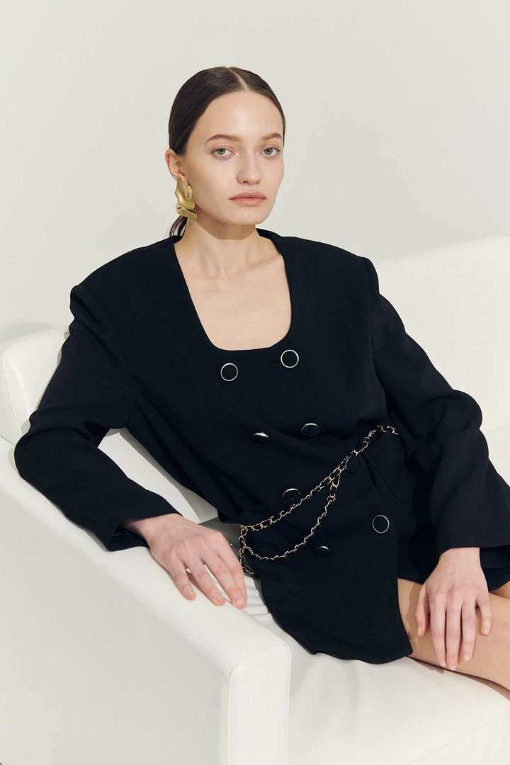 STORETS Sustainable OUTERWEARS Re:born Sia Double Button Blazer