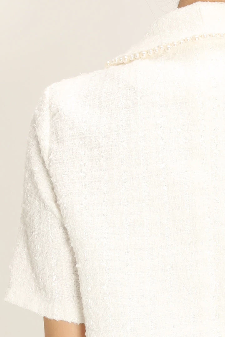 STORETS Noor Tweed Cropped Jacket CLOTHING