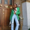 STORETS Influencer Brianna Oversized Handkerchief Blazer