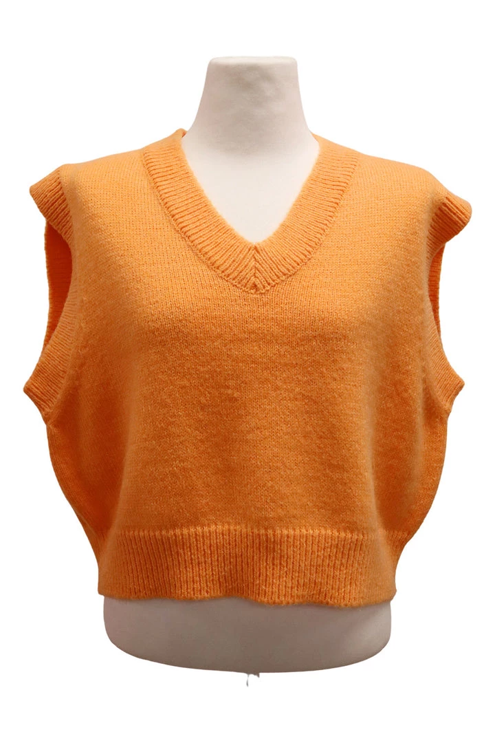 STORETS SALE Diana Cropped Knit Vest CLOTHING