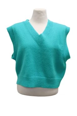 STORETS SALE Diana Cropped Knit Vest CLOTHING