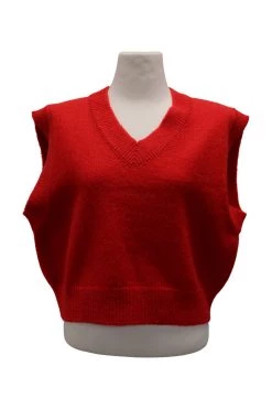 STORETS SALE Diana Cropped Knit Vest CLOTHING