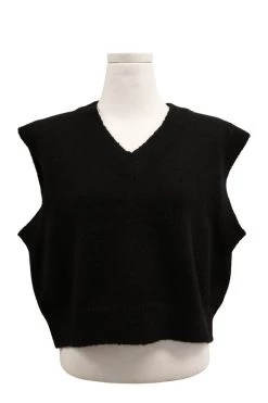 STORETS SALE Diana Cropped Knit Vest CLOTHING