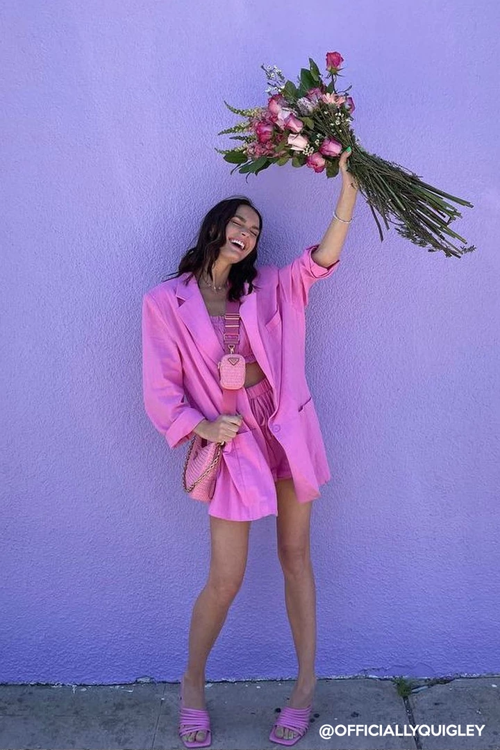 STORETS Influencer Brianna Oversized Handkerchief Blazer