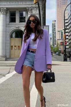 Vitaliia Siena Boyfriend Blazer In Candy Color