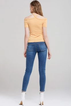 STORETS SALE Zoe Race Stripe Skinny Jeans