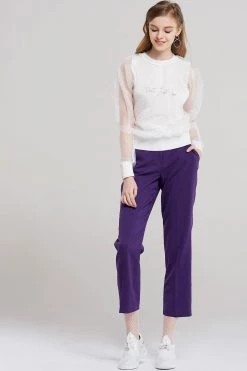 STORETS SALE Joan Beatles Purple Crop Pants