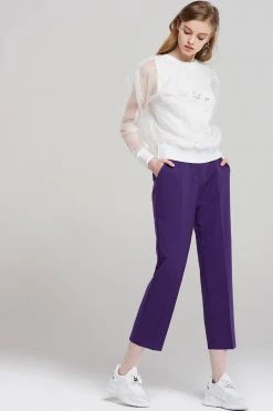 STORETS SALE Joan Beatles Purple Crop Pants