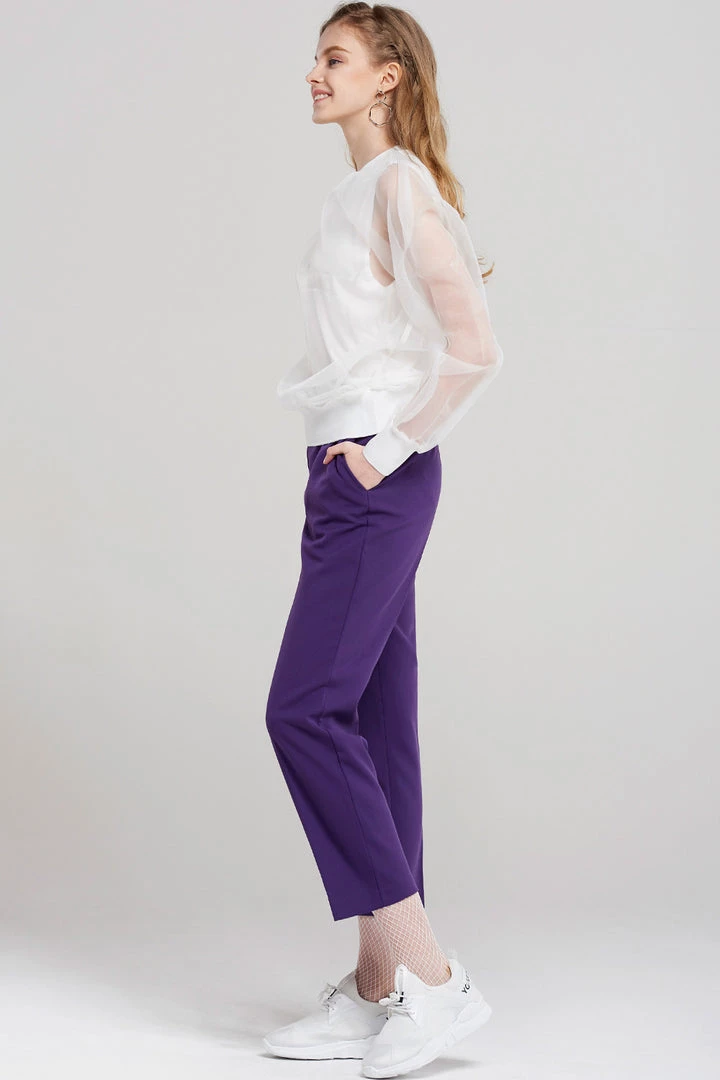STORETS SALE Joan Beatles Purple Crop Pants