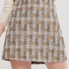 STORETS SALE Gina Check Tweed Skirt