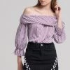 STORETS CLOTHING Gracie Stripe Twist Blouse