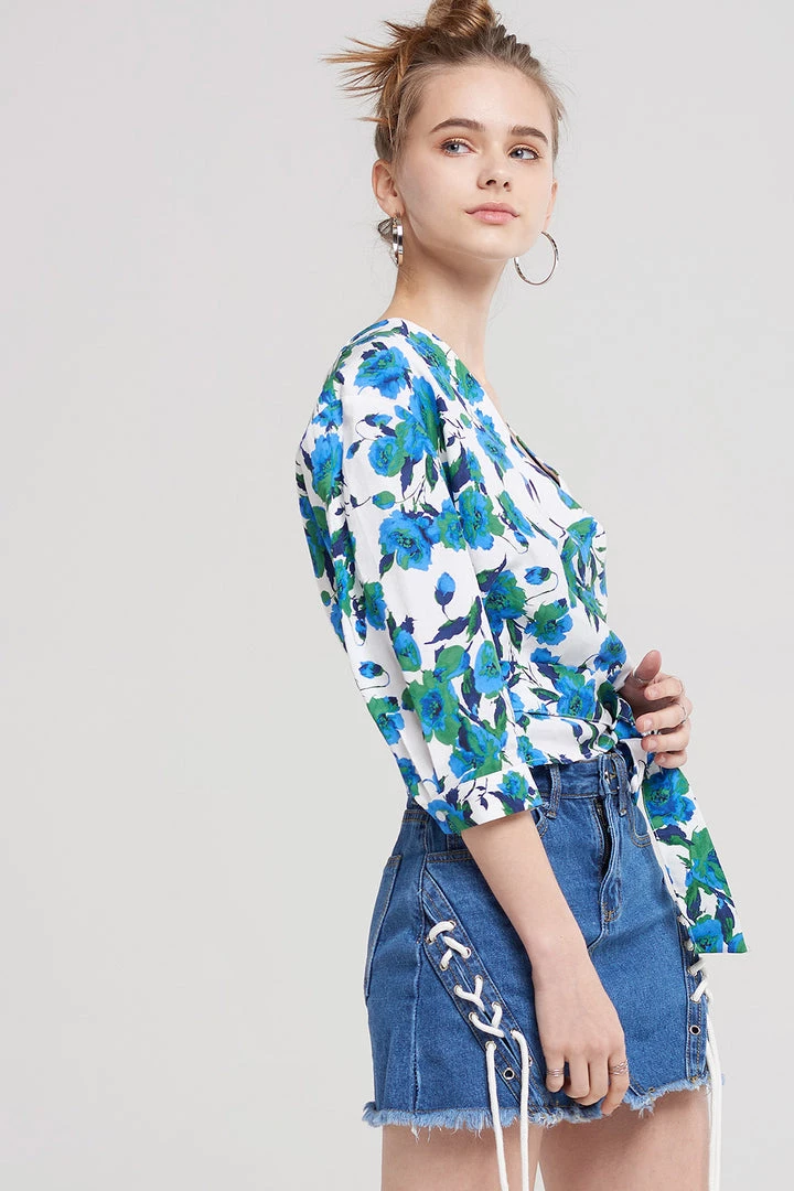 STORETS SALE Skylar Eyelet Denim Skirt CLOTHING