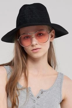 STORETS Pani Straw Fedora ACCESSORIES