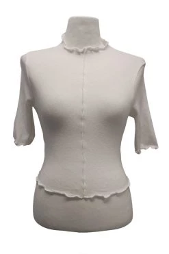 STORETS SALE Anna Lettuce Trim Crop Top CLOTHING