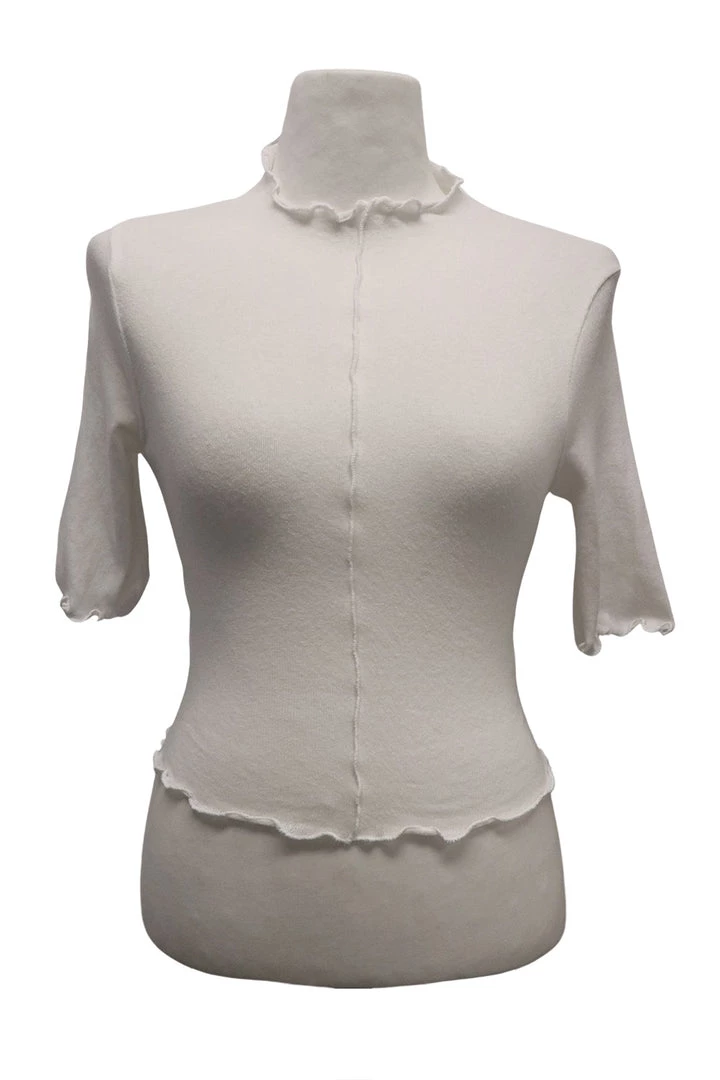 STORETS SALE Anna Lettuce Trim Crop Top CLOTHING