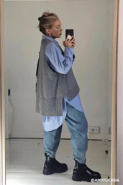 STORETS Influencer Lyla Oversized Knit Vest