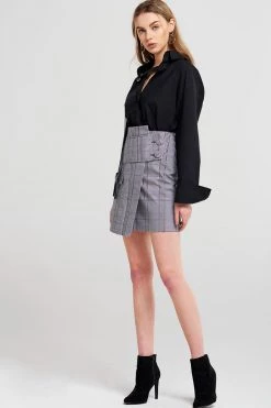 STORETS SALE Karia High Waist Belted Skirt