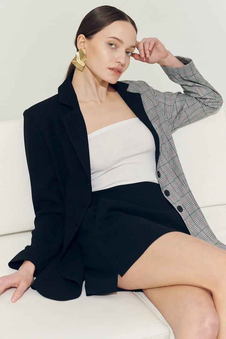 STORETS Sustainable Re:born Bea Edgy Mini Skirt