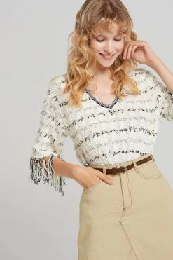 STORETS CLOTHING Gemma Belted Denim Skirt