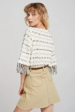 STORETS CLOTHING Gemma Belted Denim Skirt