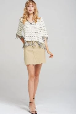 STORETS CLOTHING Gemma Belted Denim Skirt