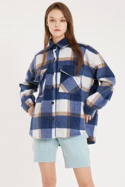 STORETS Frieda Two-Pocket Shacket CLOTHING