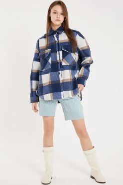 STORETS Frieda Two-Pocket Shacket CLOTHING