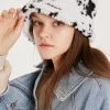 STORETS Sara Dalmatian Fluffy Bucket Hat