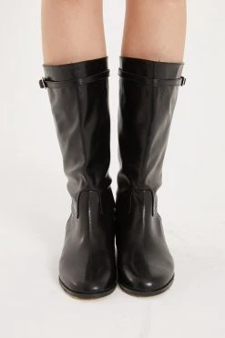 STORETS ACCESSORIES Sharon Pleather Middle Boots