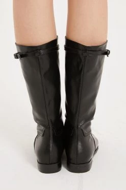 STORETS ACCESSORIES Sharon Pleather Middle Boots