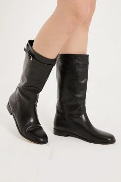 STORETS ACCESSORIES Sharon Pleather Middle Boots