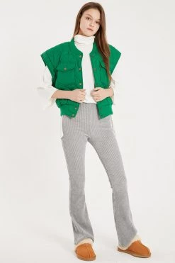 STORETS Tanner Diamond Quilted Crop Vest