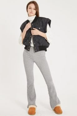 STORETS Tanner Diamond Quilted Crop Vest