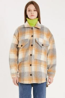 STORETS CLOTHING Gia Oversized Fuzzy Shacket