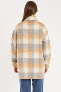 STORETS CLOTHING Gia Oversized Fuzzy Shacket