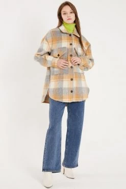 STORETS CLOTHING Gia Oversized Fuzzy Shacket