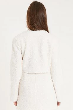STORETS CLOTHING Antonella Boucle Cropped Jacket