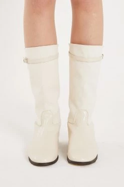 STORETS Sharon Linen Middle Boots