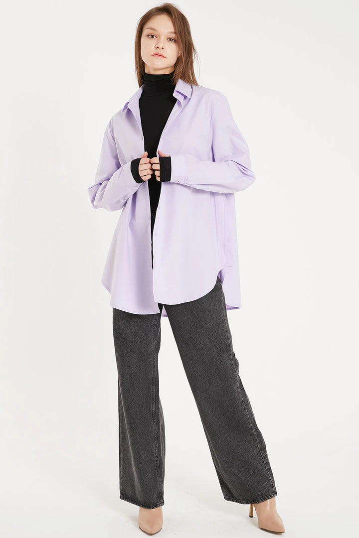 STORETS Miranda Side Button Shirt CLOTHING