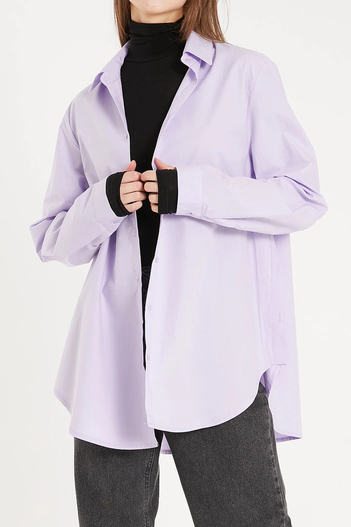 STORETS Miranda Side Button Shirt CLOTHING