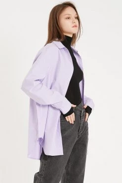 STORETS Miranda Side Button Shirt CLOTHING