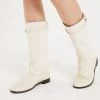 STORETS Sharon Linen Middle Boots