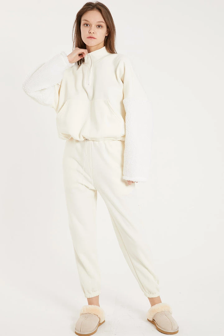 STORETS Kendall Boucle Sleeve Sweatshirt CLOTHING