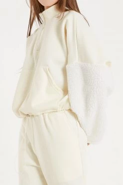 STORETS Kendall Boucle Sleeve Sweatshirt CLOTHING