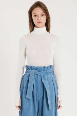 STORETS CLOTHING Ulyana Thumb Hole Slim Top